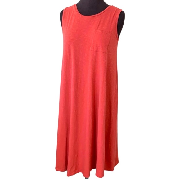 Lucy and Laurel Crewneck Tank top sleeveless dress - Picture 1 of 4
